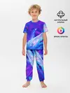 Детская пижама с брюками / ЛЕДЯНОЙ НЕОН