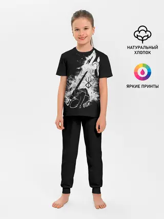 Детская пижама с брюками / БЕРСЕРК БЕЛЫЙ ГАТС С МЕЧОМ