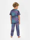 Детская пижама с брюками / НЕОНОВАЯ СТАЛЬ