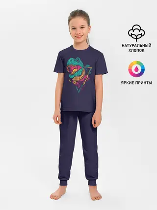 Детская пижама с брюками / Динозавр Рэкс Тирэкс
