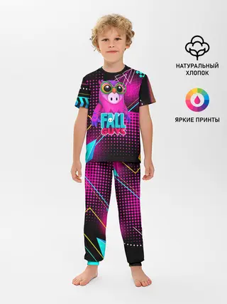 Детская пижама с брюками / Fall Guys | Saw
