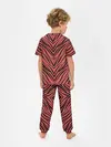 Детская пижама с брюками / Полосатый тигровый узор