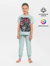 Детская пижама с брюками / Blue Godzilla