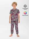 Детская пижама с брюками / Узор из Игры в кальмара
