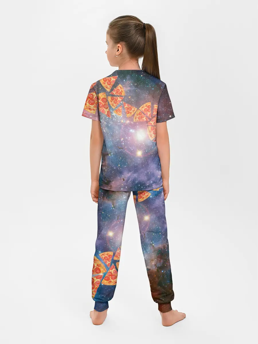 Детская пижама с брюками / Кот Диджей