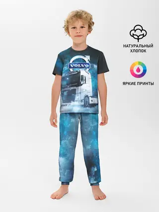 Детская пижама с брюками / Volvo truck