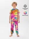 Детская пижама с брюками / TIE DYE | ЯРКИЕ КРАСКИ