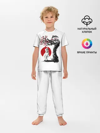 Детская пижама с брюками / Дзётаро сакура