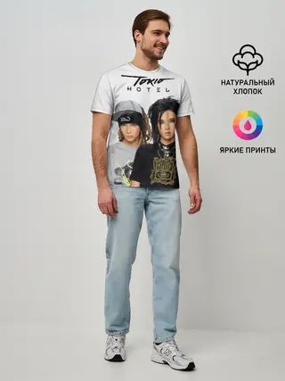 Мужская базовая футболка / Tokio Hotel