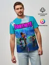 Мужская базовая футболка / Fortnite повозка