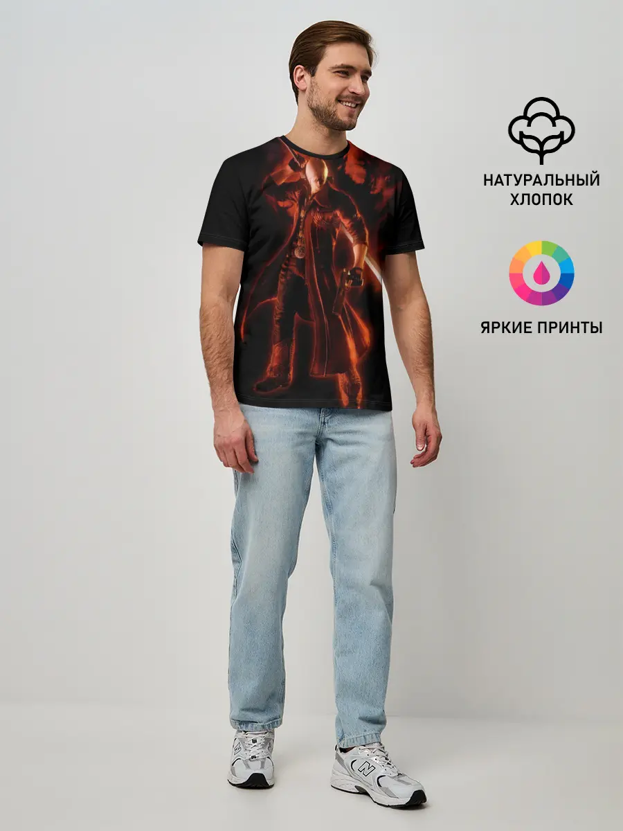 Мужская базовая футболка / Devil May Cry