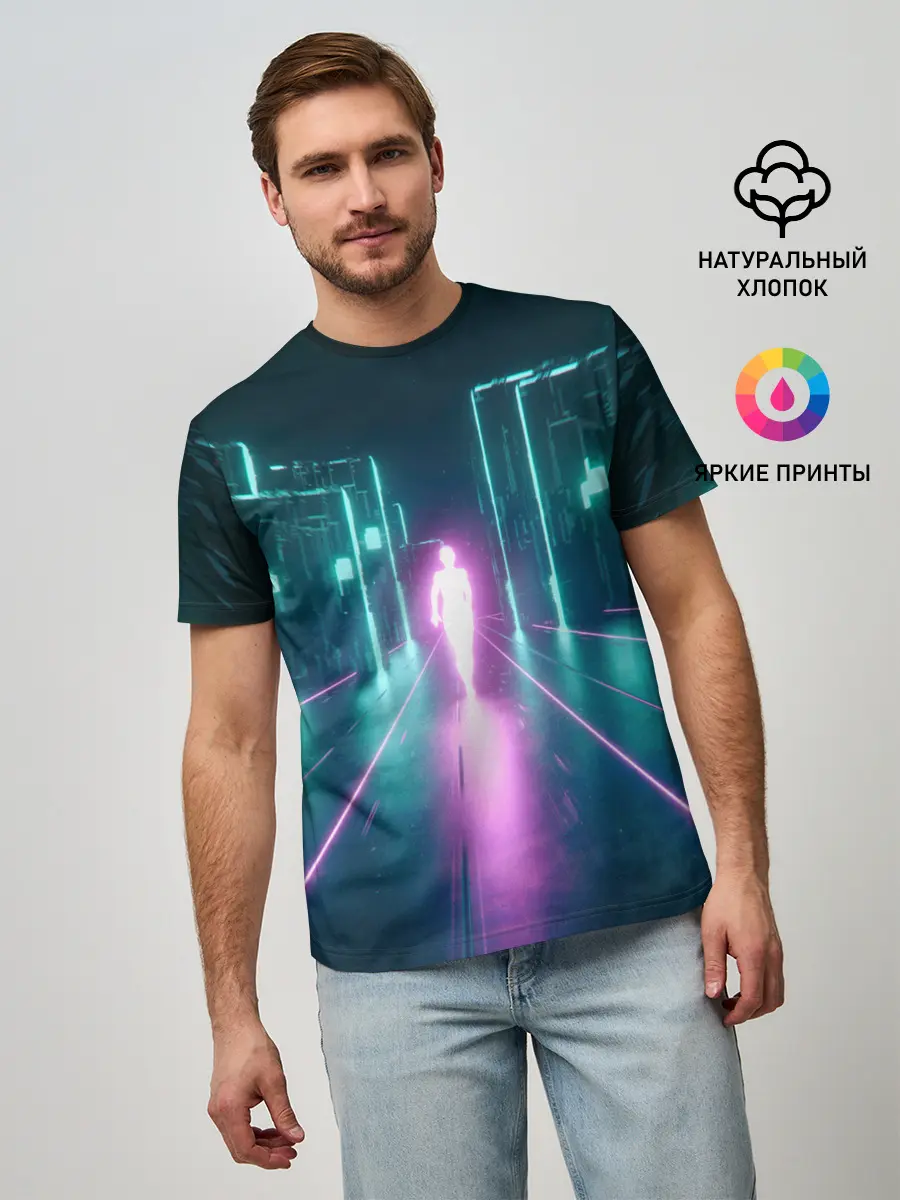 Мужская базовая футболка / OutRun