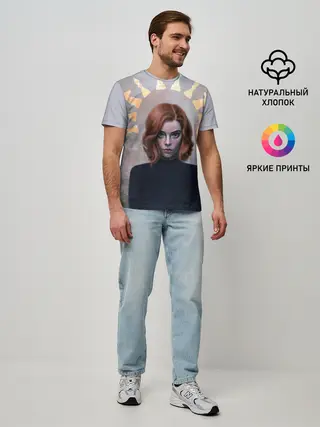 Мужская базовая футболка / Ход Королевы