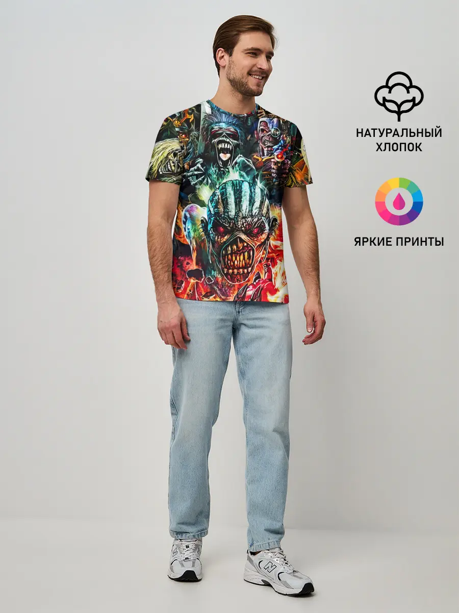 Мужская базовая футболка / Iron Maiden