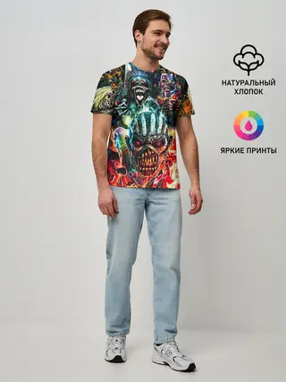 Мужская базовая футболка / Iron Maiden