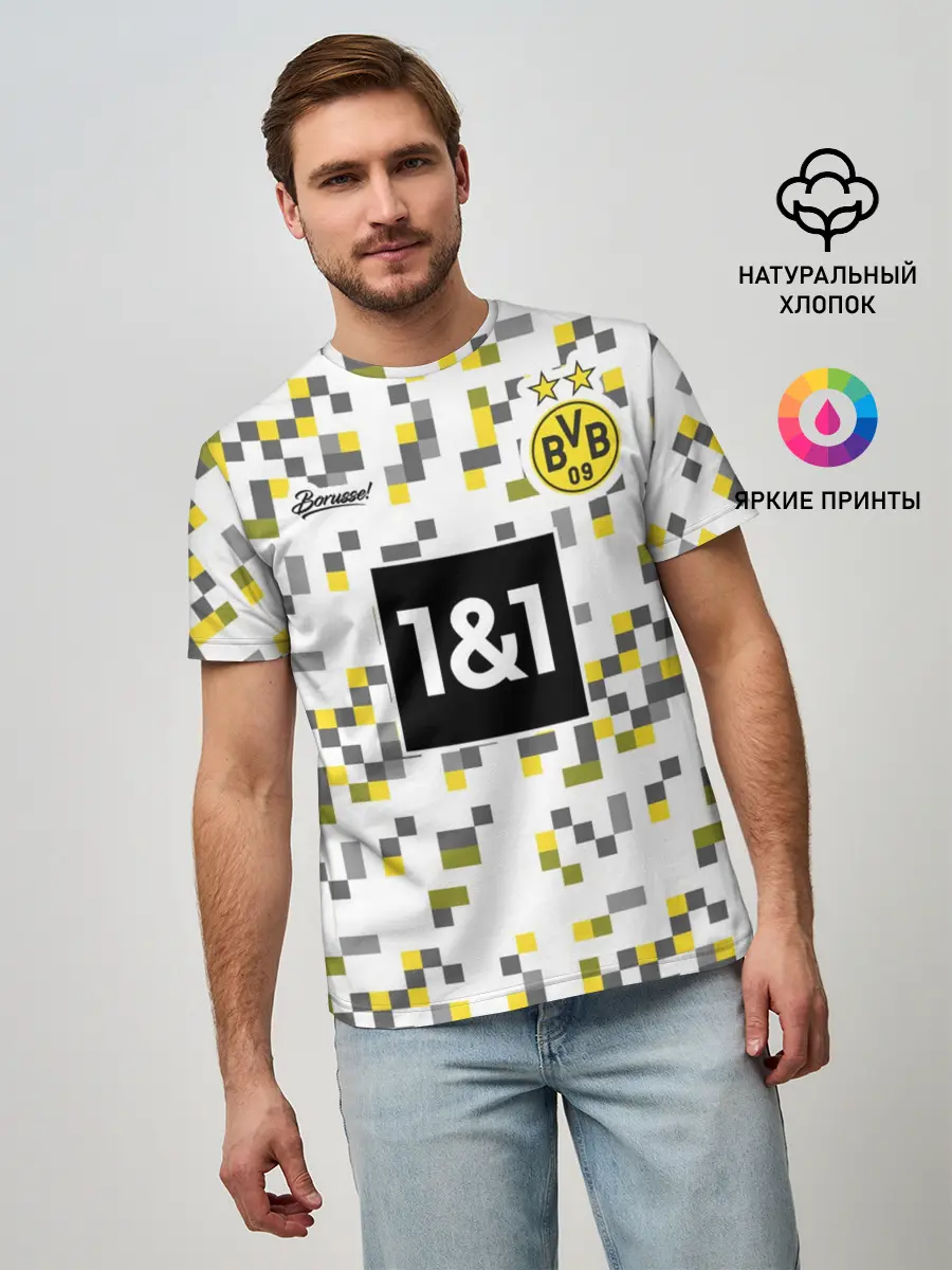 Мужская базовая футболка / BORUSSIA резервная сезон 20/21
