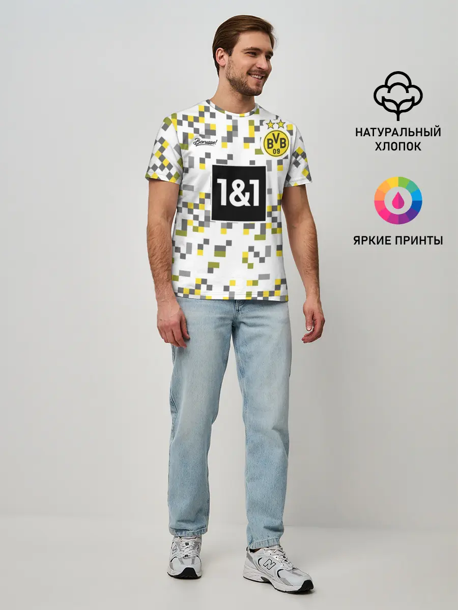 Мужская базовая футболка / BORUSSIA резервная сезон 20/21