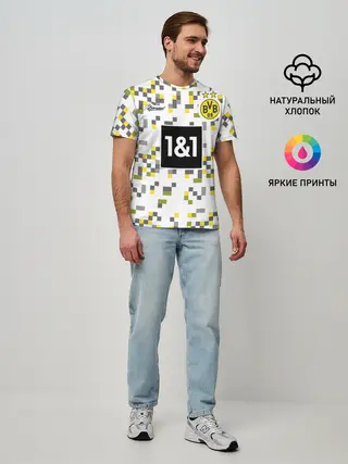 Мужская базовая футболка / BORUSSIA резервная сезон 20/21