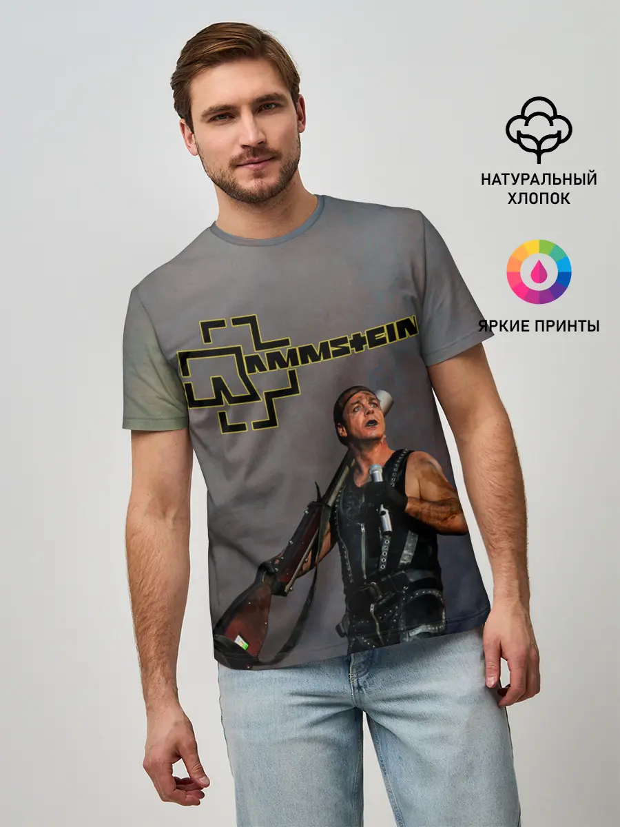 Мужская базовая футболка / RAMMSTEIN