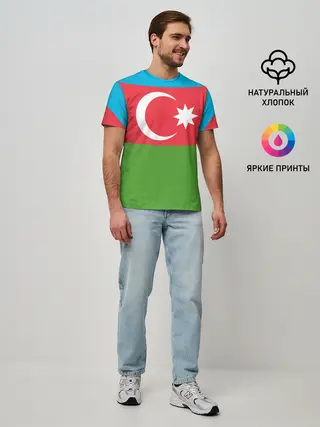 Мужская базовая футболка / Азербайджан