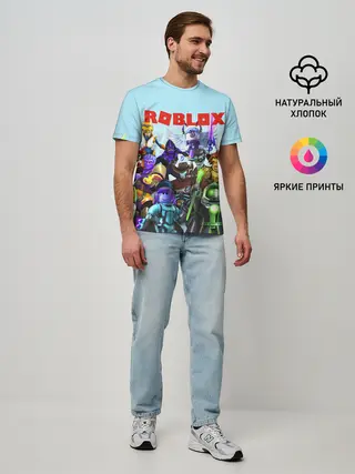 Мужская базовая футболка / ROBLOX