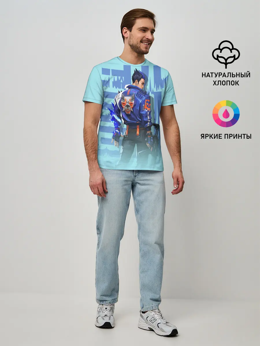 Мужская базовая футболка / ВАЛОРАНТ