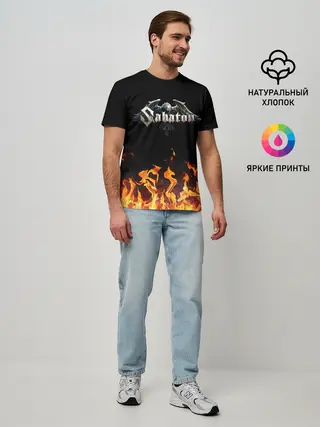 Мужская базовая футболка / Sabaton