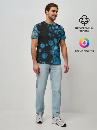 Мужская базовая футболка / Лёд