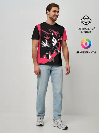 Мужская базовая футболка / SONIC X | DARK SONIC