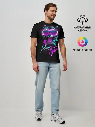 Мужская базовая футболка / Miami Tiger