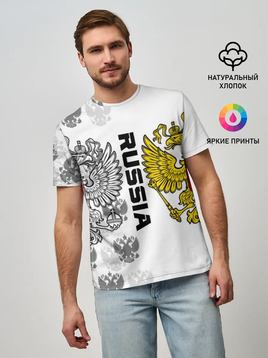 Мужская базовая футболка / Russia