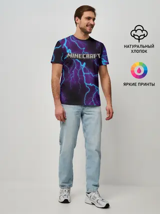 Мужская базовая футболка / MINECRAFT