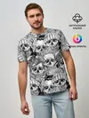 Мужская базовая футболка / Human skulls