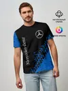 Мужская базовая футболка / MERCEDES / МЕРСЕДЕС