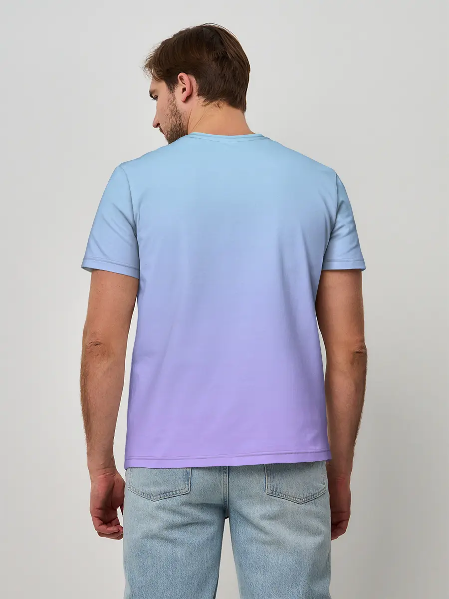 Мужская базовая футболка / ноты краски музыканту