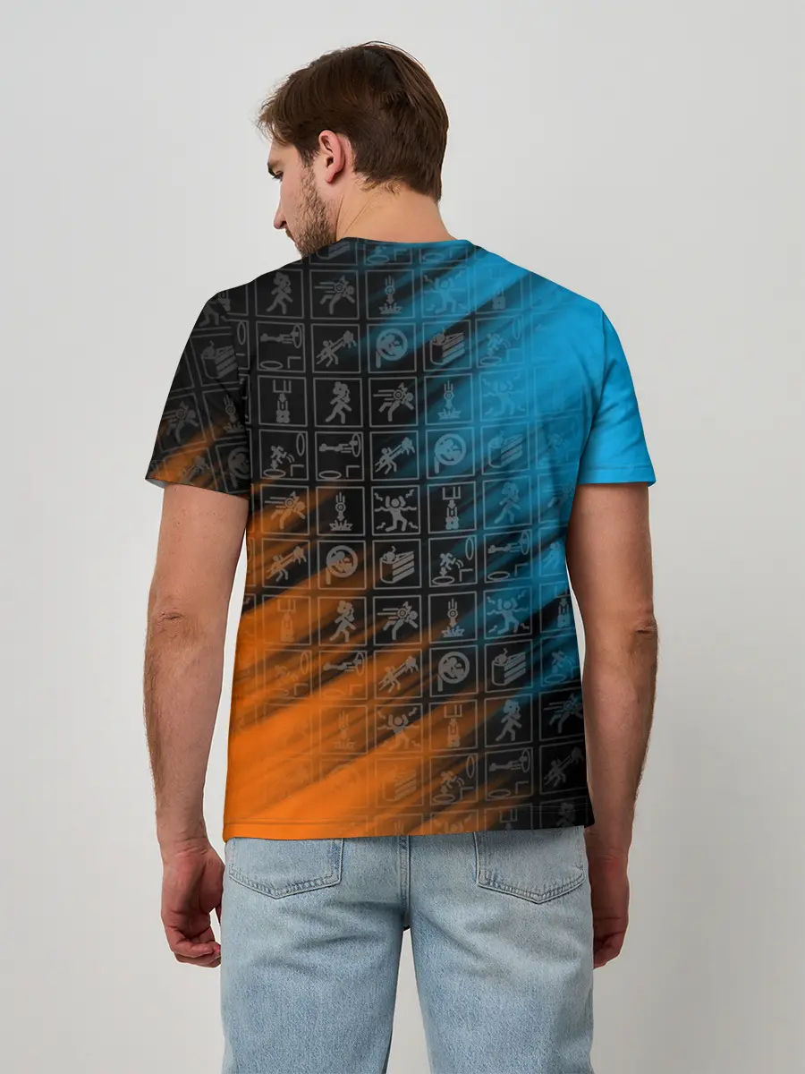 Мужская базовая футболка / PORTAL 2