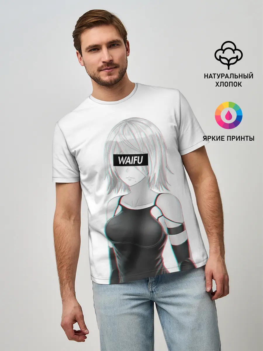 Мужская базовая футболка / A2 | WAIFU