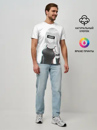 Мужская базовая футболка / A2 | WAIFU