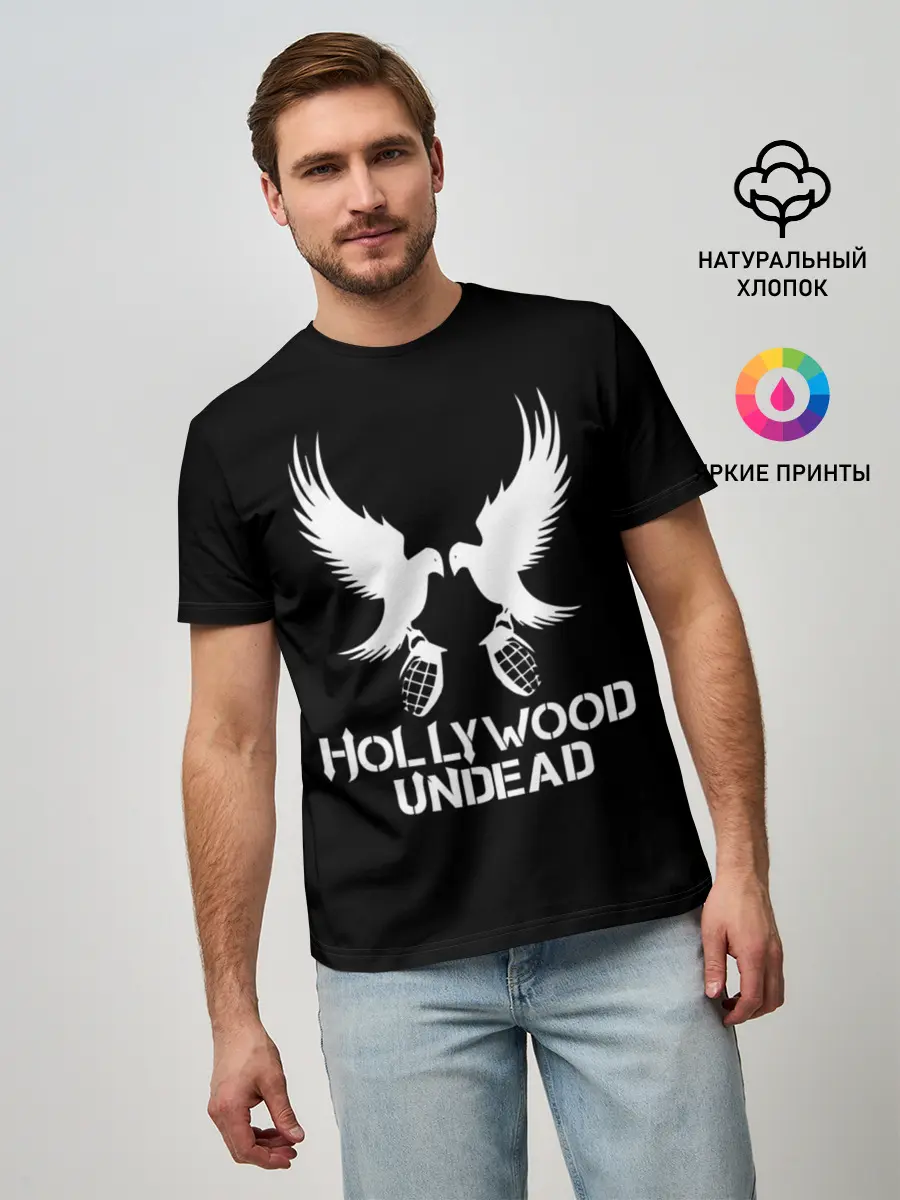 Мужская базовая футболка / Hollywood Undead