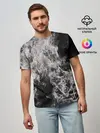 Мужская базовая футболка / Fire and Smoke