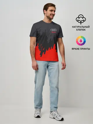 Мужская базовая футболка / AUDI SPORT