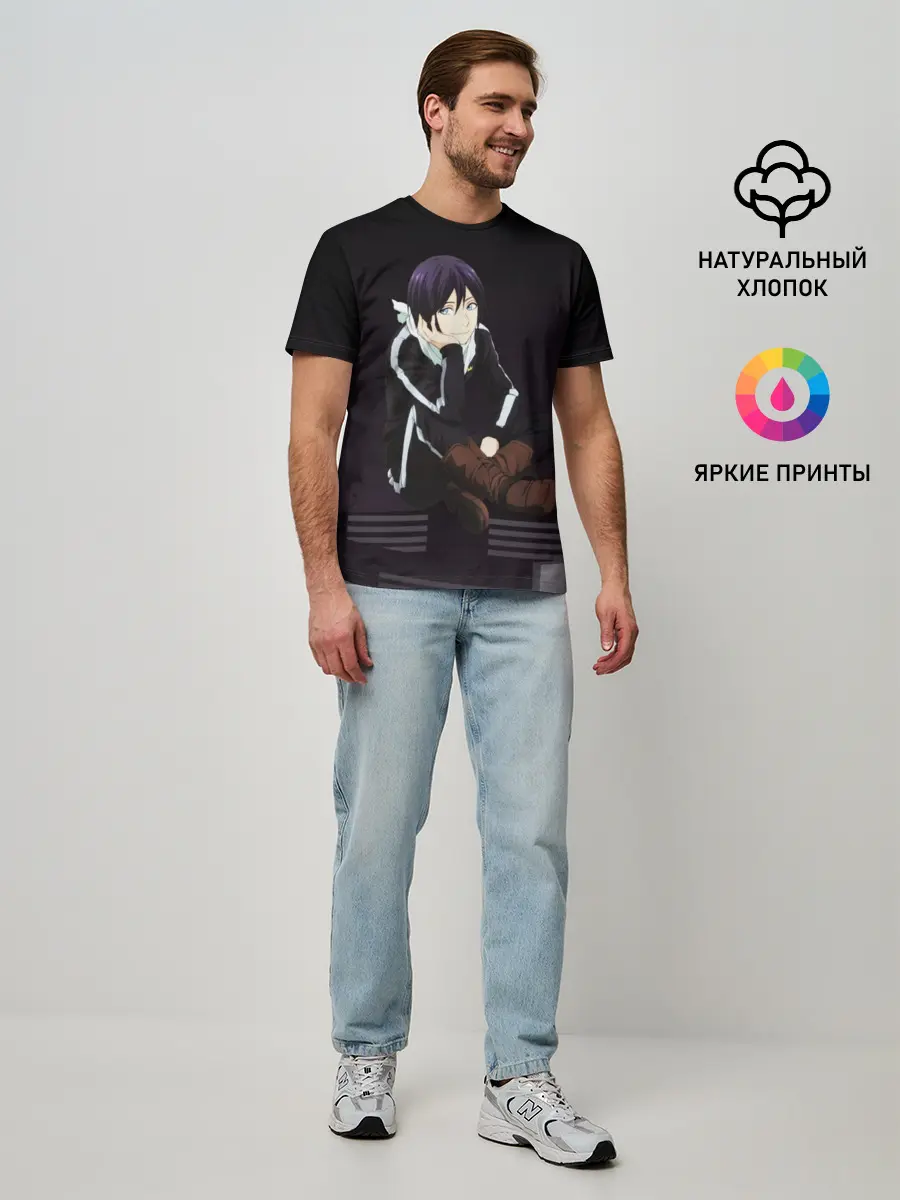 Мужская базовая футболка / Ято. Бездомный Бог