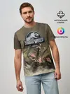 Мужская базовая футболка / Jurassic World | Мир Юрского Периода
