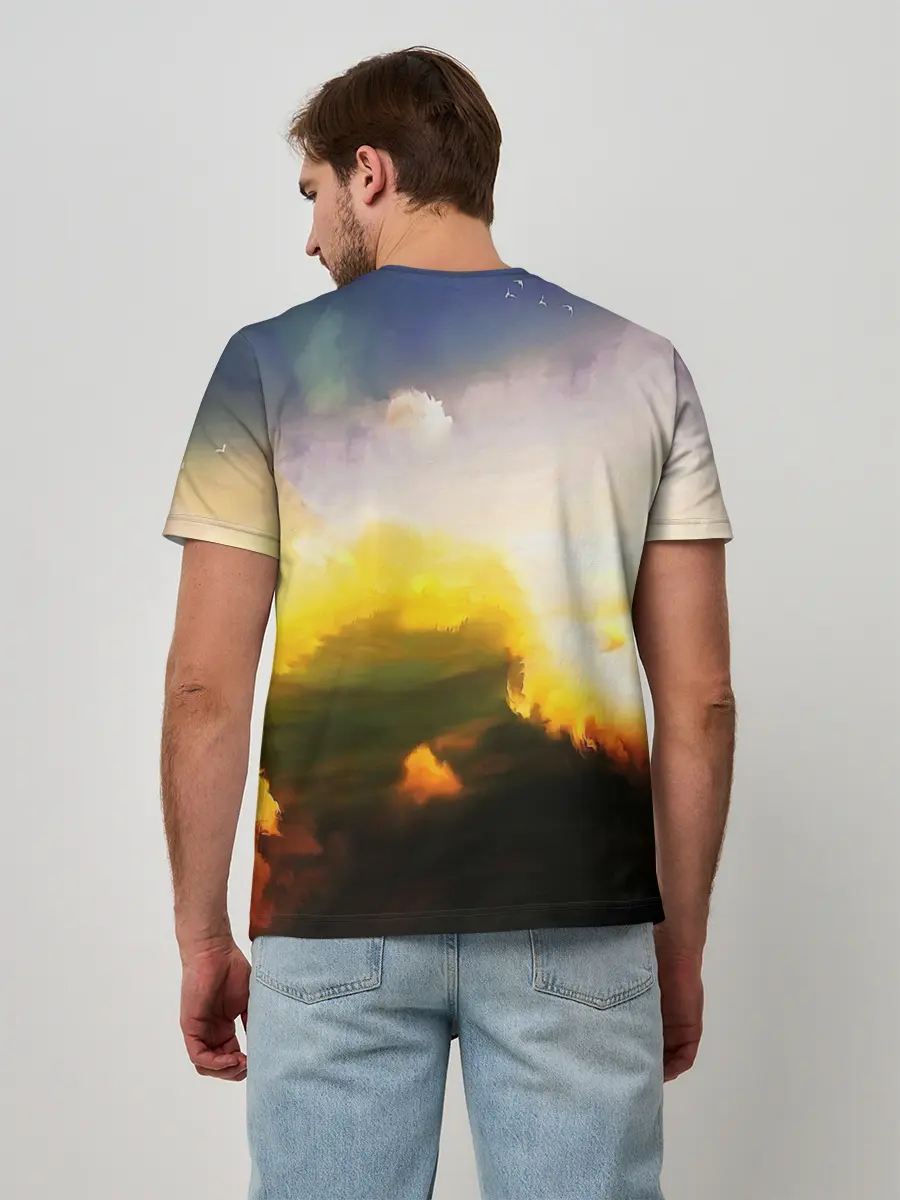 Мужская базовая футболка / Как приручить дракона