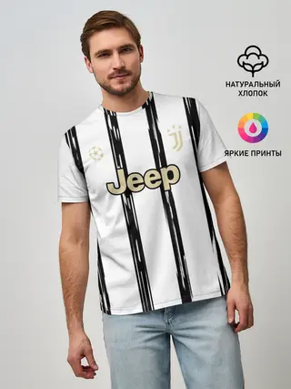 Мужская базовая футболка / Juventus | Home Authentic style