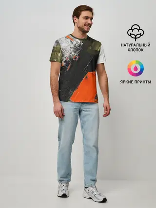 Мужская базовая футболка / Современное искусство
