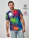 Мужская базовая футболка / Осьминоги