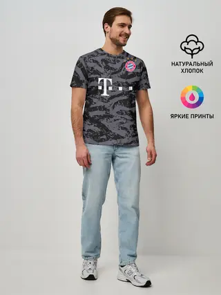 Мужская базовая футболка / Bayern away gk 18-19