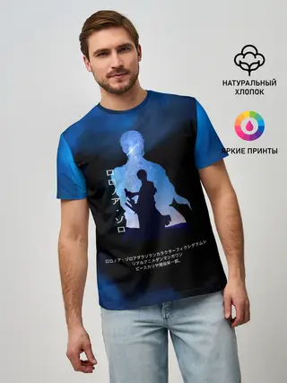 Мужская базовая футболка / Ророноа Зоро | One Piece. Большой куш