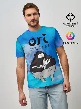 Мужская базовая футболка / Ori and the Will of the Wisps
